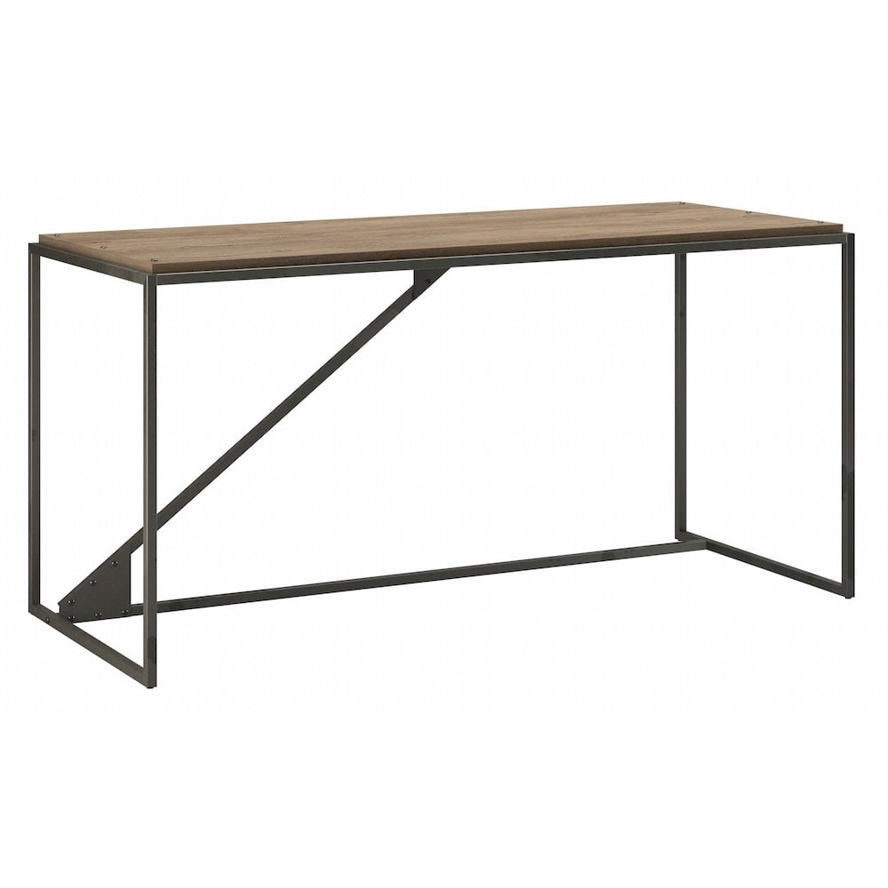 Refinery 62" Rustic Gray Industrial Home Office Desk