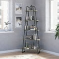 Bush Furniture Refinery AFrame Etagere Bookshelf
