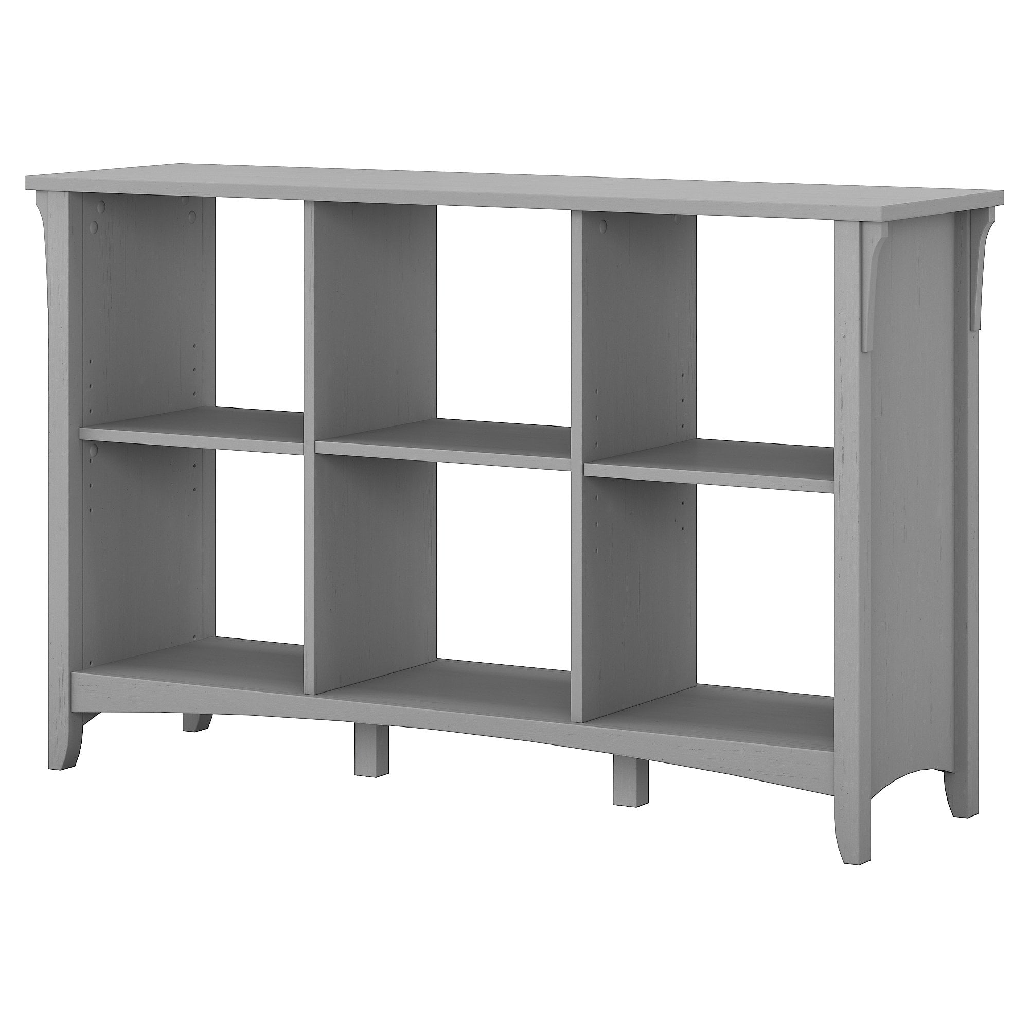 Cape Cod Gray Adjustable 6-Cube Wooden Organizer