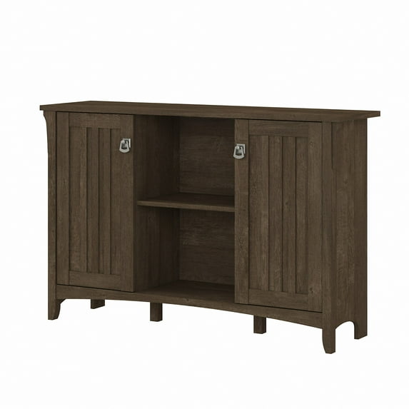 Bush Furniture Salinas Accent Storage Cabinet with Doors, Ash Brown