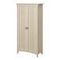 thumbnail image 1 of Bush Furniture Salinas Tall Storage Cabinet with Doors, Antique White, 1 of 5