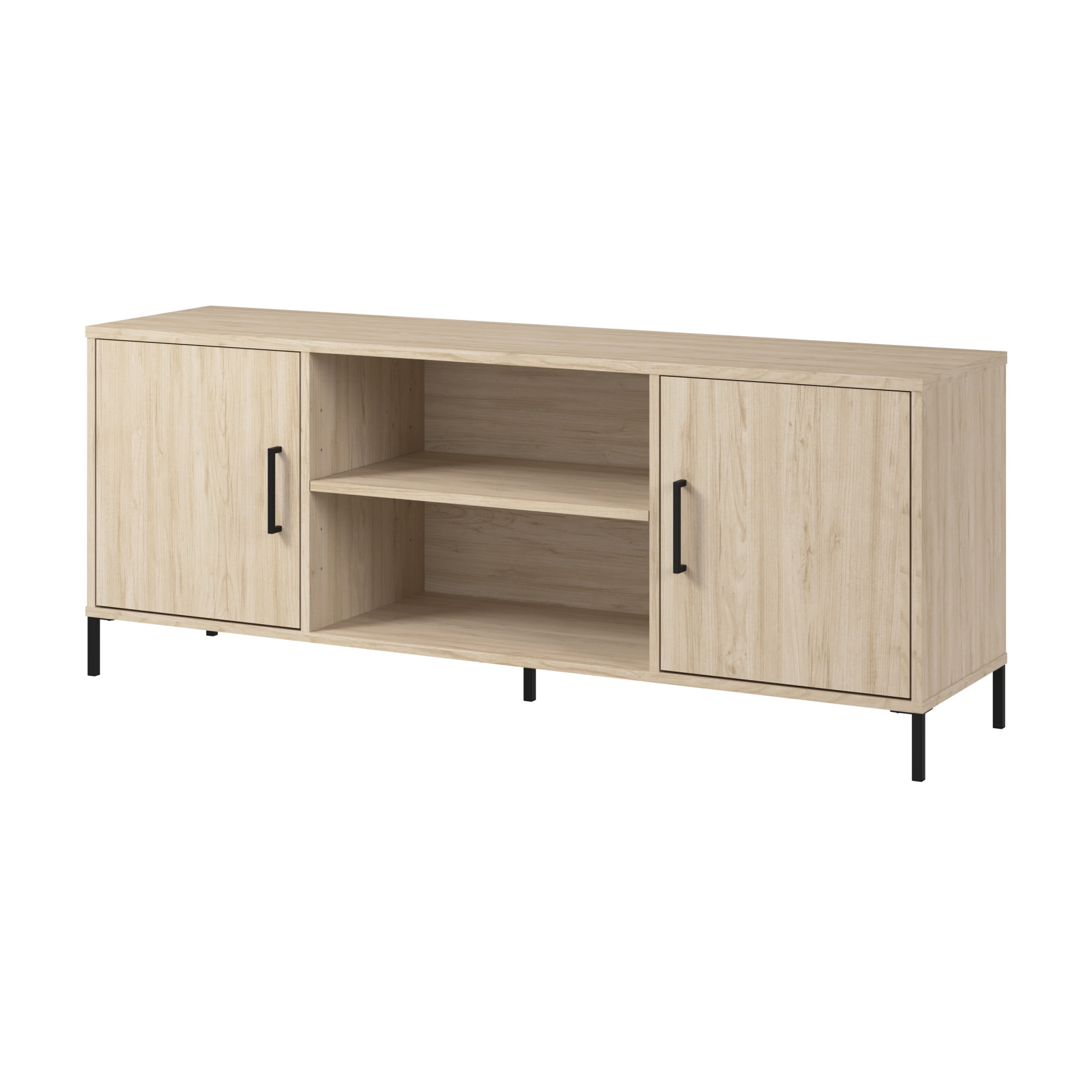 Bush Furniture Soho 58W TV Stand in Natural Elm - Walmart.com
