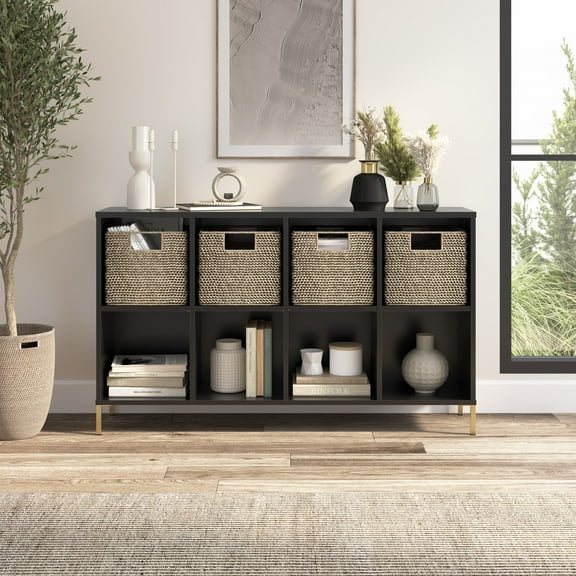 Bush Furniture Soho 8 Cube Organizer in Black