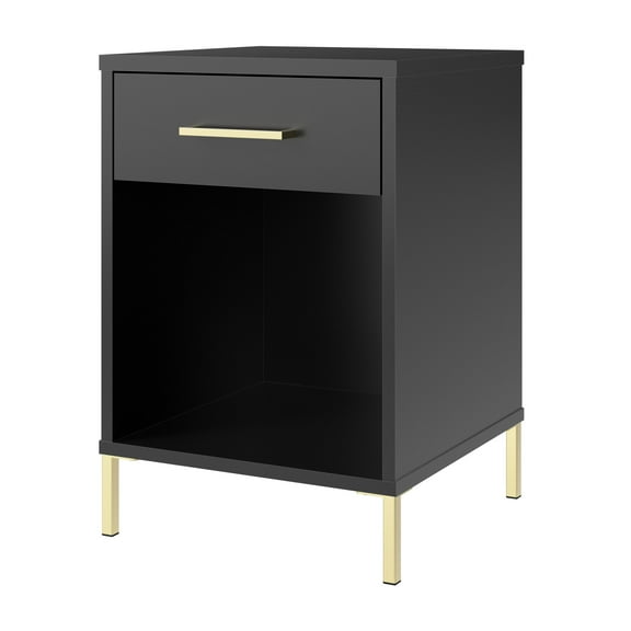 Bush Furniture Soho End Table in Black