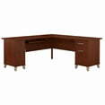 thumbnail image 1 of Bush Furniture Somerset 72" L Shaped Desk with Storage, Hansen Cherry, 1 of 5
