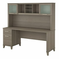 Bush Furniture Somerset 72W Office Desk with Hutch