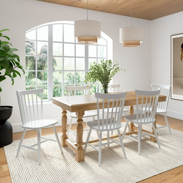 Bush Furniture Sterling 67W Squire Trestle Dining Table with