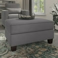 thumbnail image 1 of Bush Furniture Stockton Storage Ottoman in French Gray Herringbone, 1 of 5