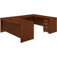thumbnail image 1 of Bush Furniture Studio C 72" U-Shaped Desk with Mobile File Cabinet Hansen Cherry STC004HCSU, 1 of 9
