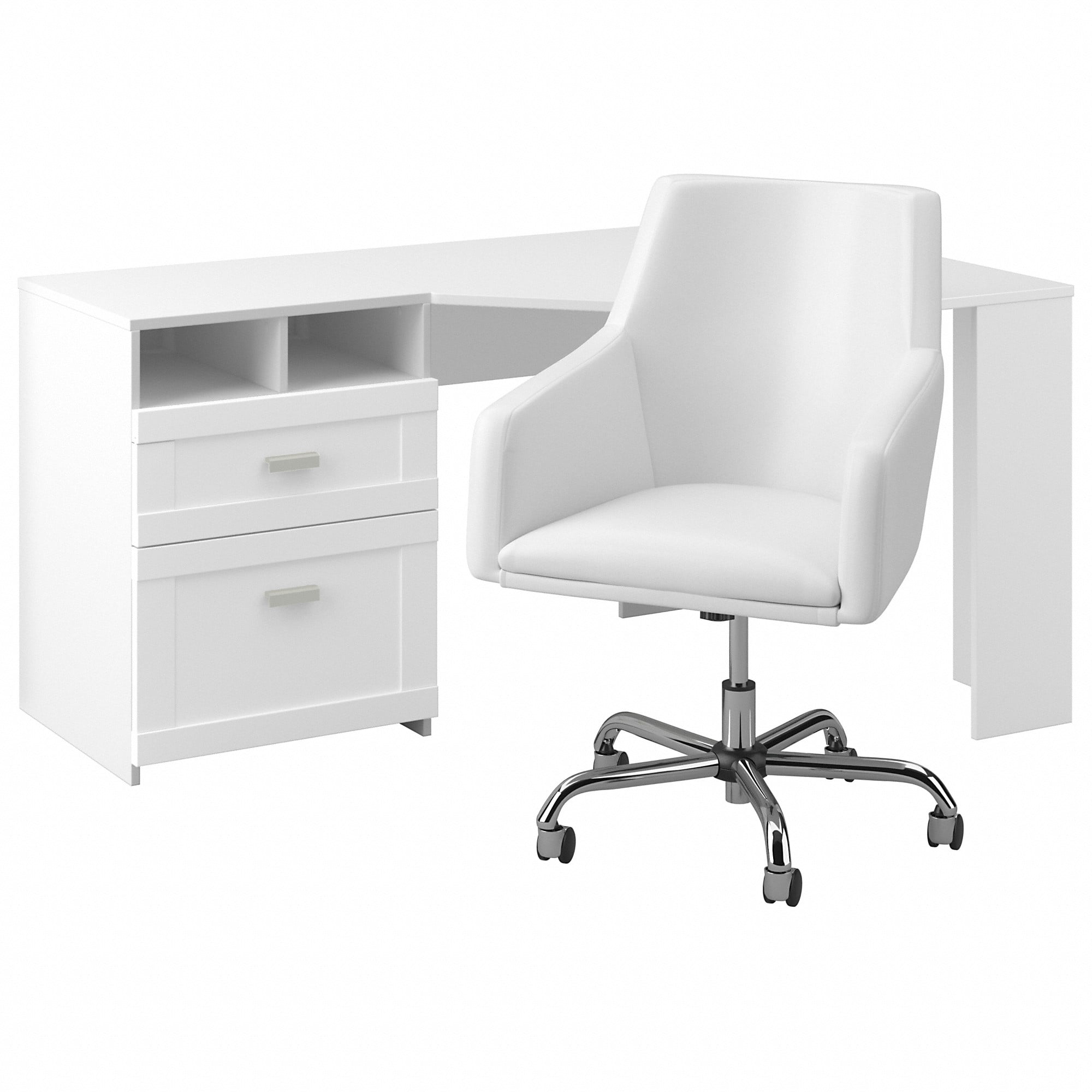 Bush furniture wheaton 60w sale reversible corner desk with storage