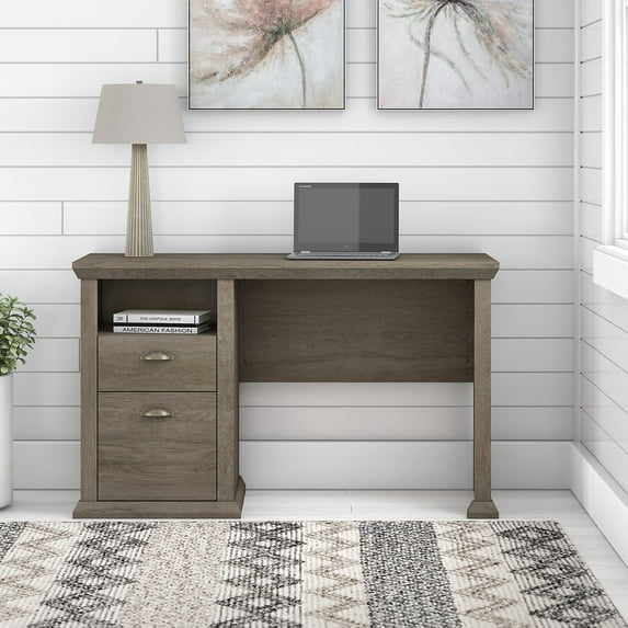 Bush Furniture Yorktown 50W Home Office Desk with Storage