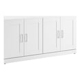 thumbnail image 1 of Bush Hampton Heights 60"W Engineered Wood Buffet Cabinet in White, 1 of 7