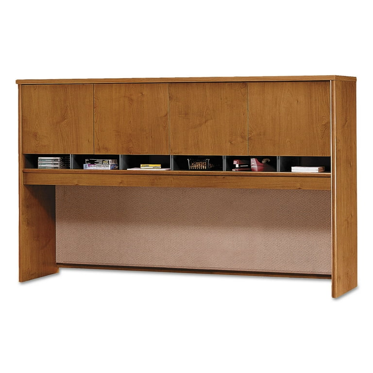 Series C Collection 4 Door 72w Hutch, Box 2 Of 2, 71.13w X 15.38d X 43.13h, Hansen Cherry/graphite Gray Series C Collection 4 Door 72w Hutch, Box 2 Of 2, 71.13w X 15.38d X 43.13h, Hansen Cherry/graphite Gray