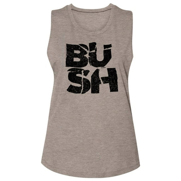 Bush Logo Ash Women's Muscle Tank Top T-Shirt