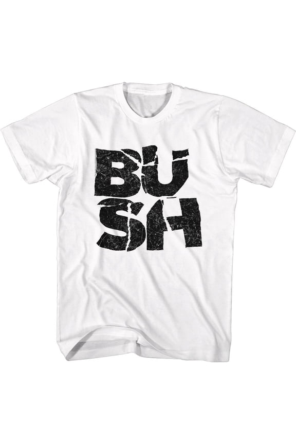 Bush Logo White Adult T-Shirt
