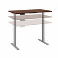 thumbnail image 1 of Move 60 Series by Bush Business Furniture 48W x 24D Electric Height Adjustable Standing Desk, Harvest Cherry/Cool Gray Metallic, 1 of 9