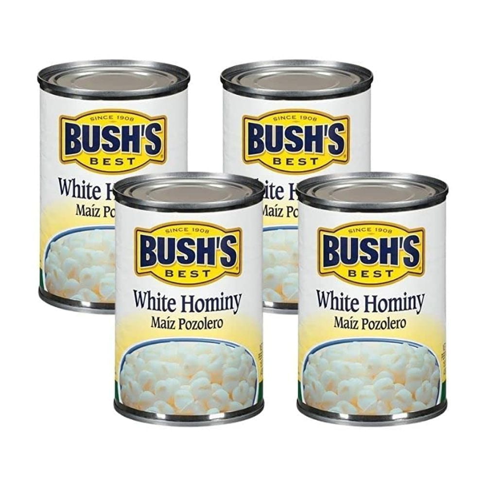 Bush,S Best White Hominy, 15.5 Oz (Pack Of 4)