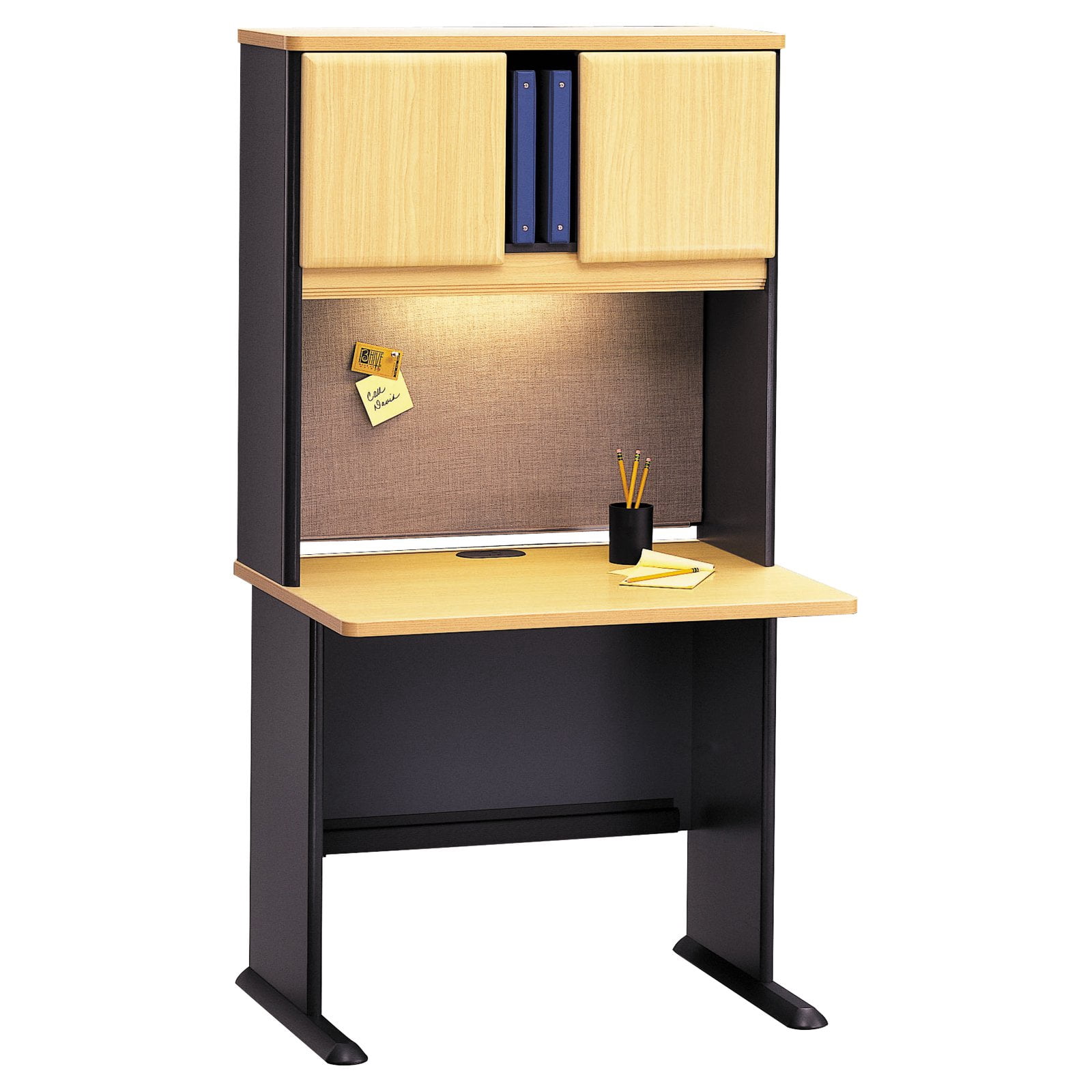 Bush Series A 36 Inch Desk and Hutch - Walmart.com