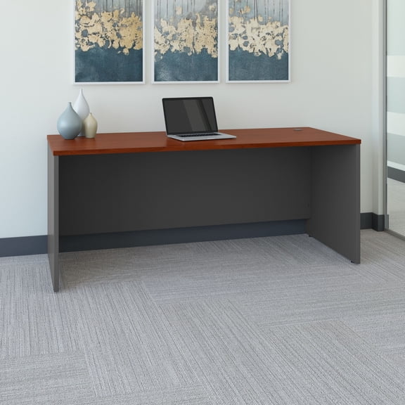 Bush Series C Collection 72W Desk Shell Hansen Cherry WC24436