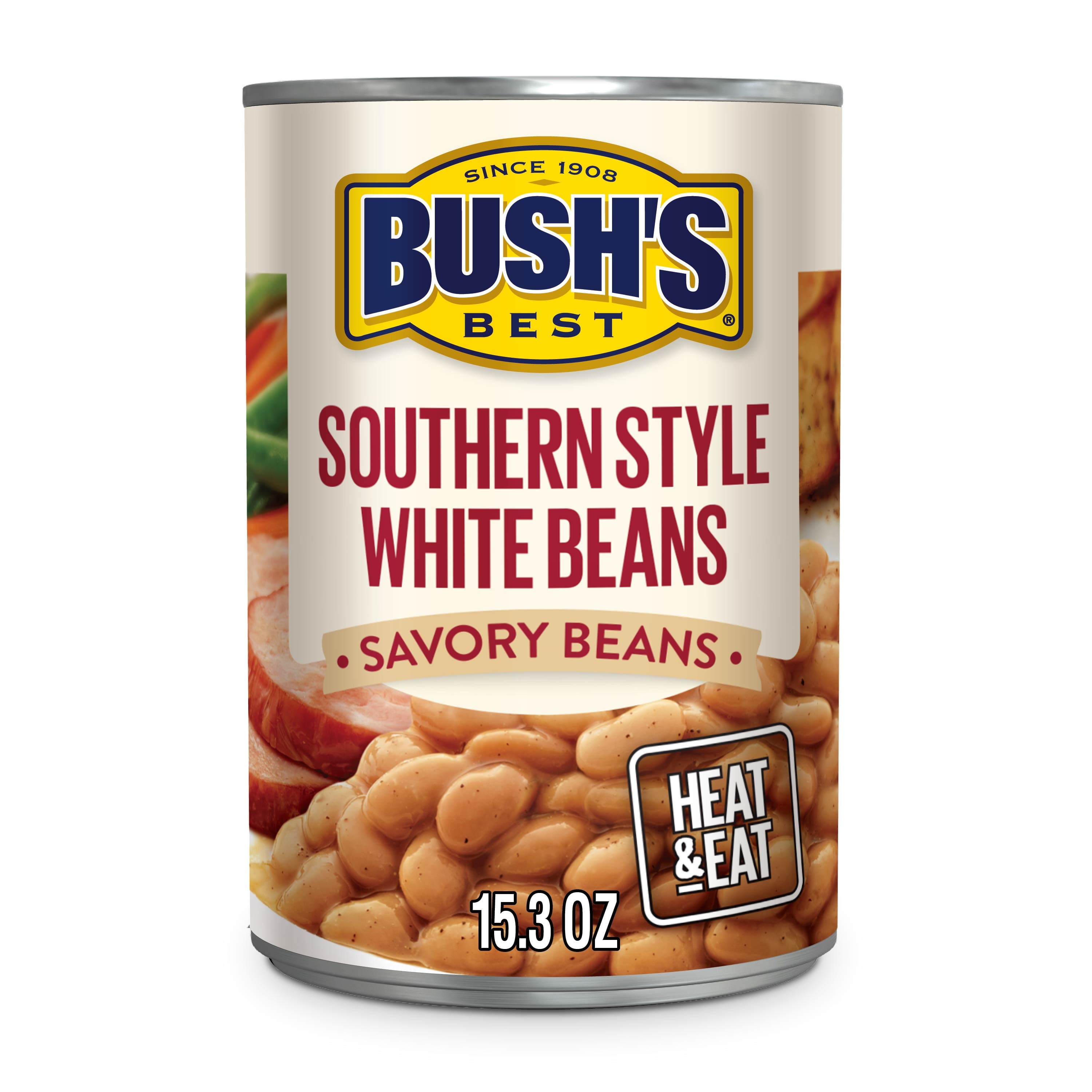 Bush's Beans Southern Style White Beans, 15.3 oz