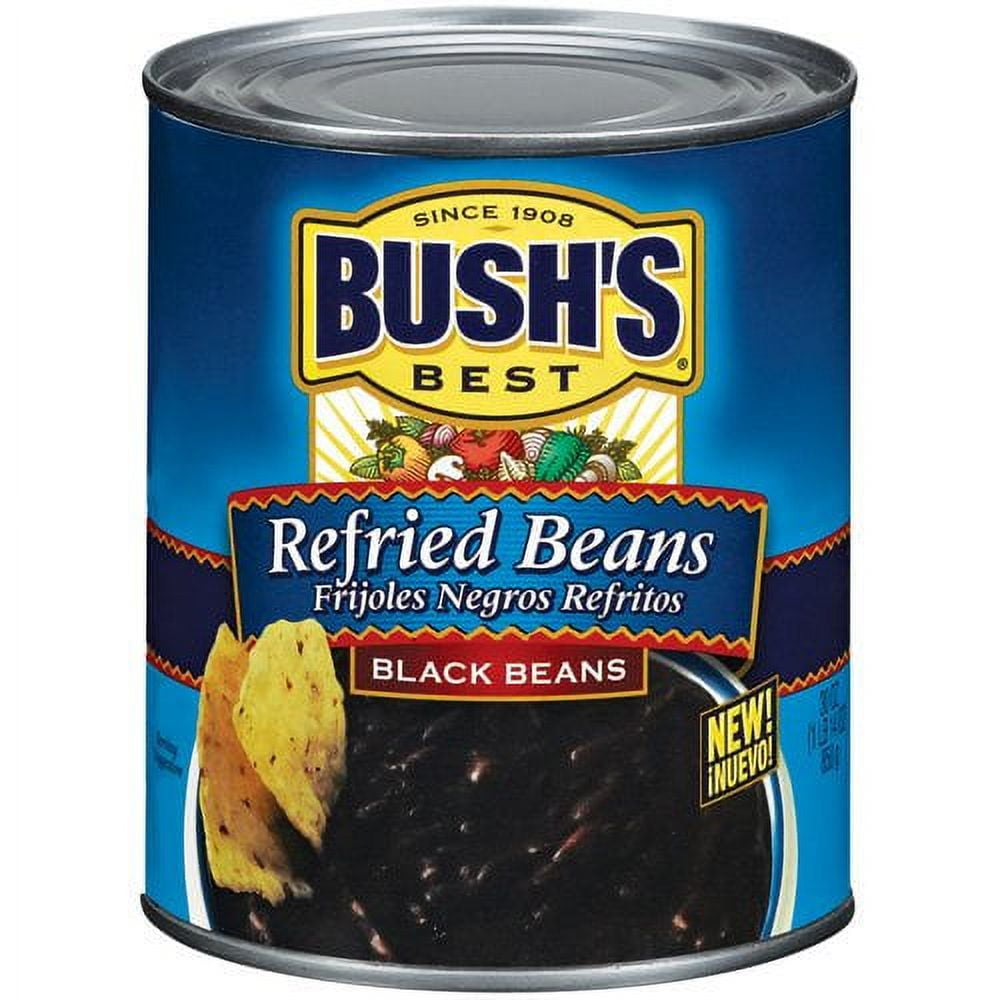 Bush's Best Black Refried Beans 30 oz