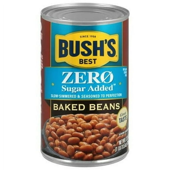 Bush's Best Bush's Baked Beans Zero Sugar Added 27.5 oz (Pack of 6)
