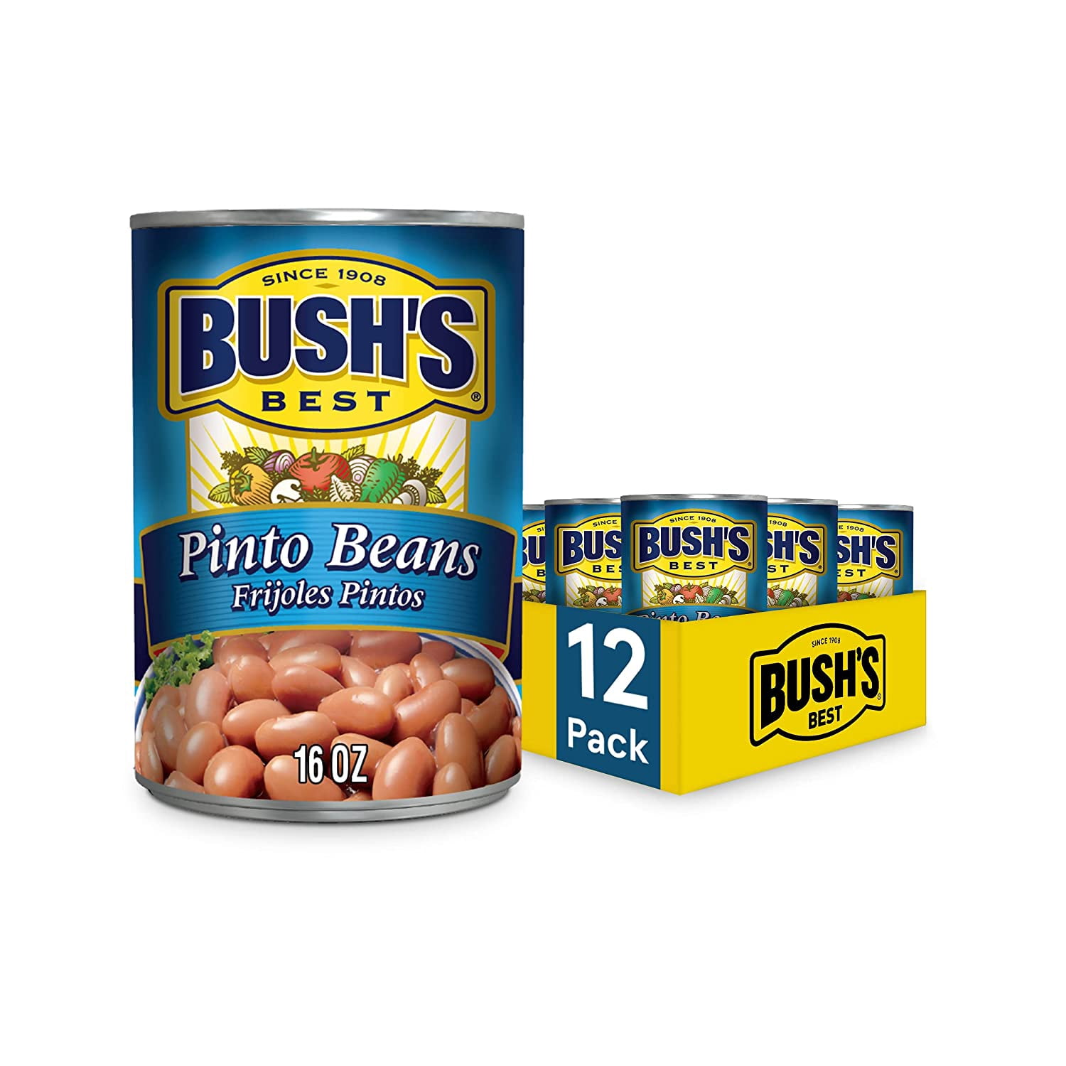 BUSH'S BEST 16 Oz Canned Pinto Beans, Source Of Kenya - View #2
