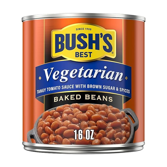 Bush's Best Canned Vegetarian Baked Beans, Source Of Plant Based