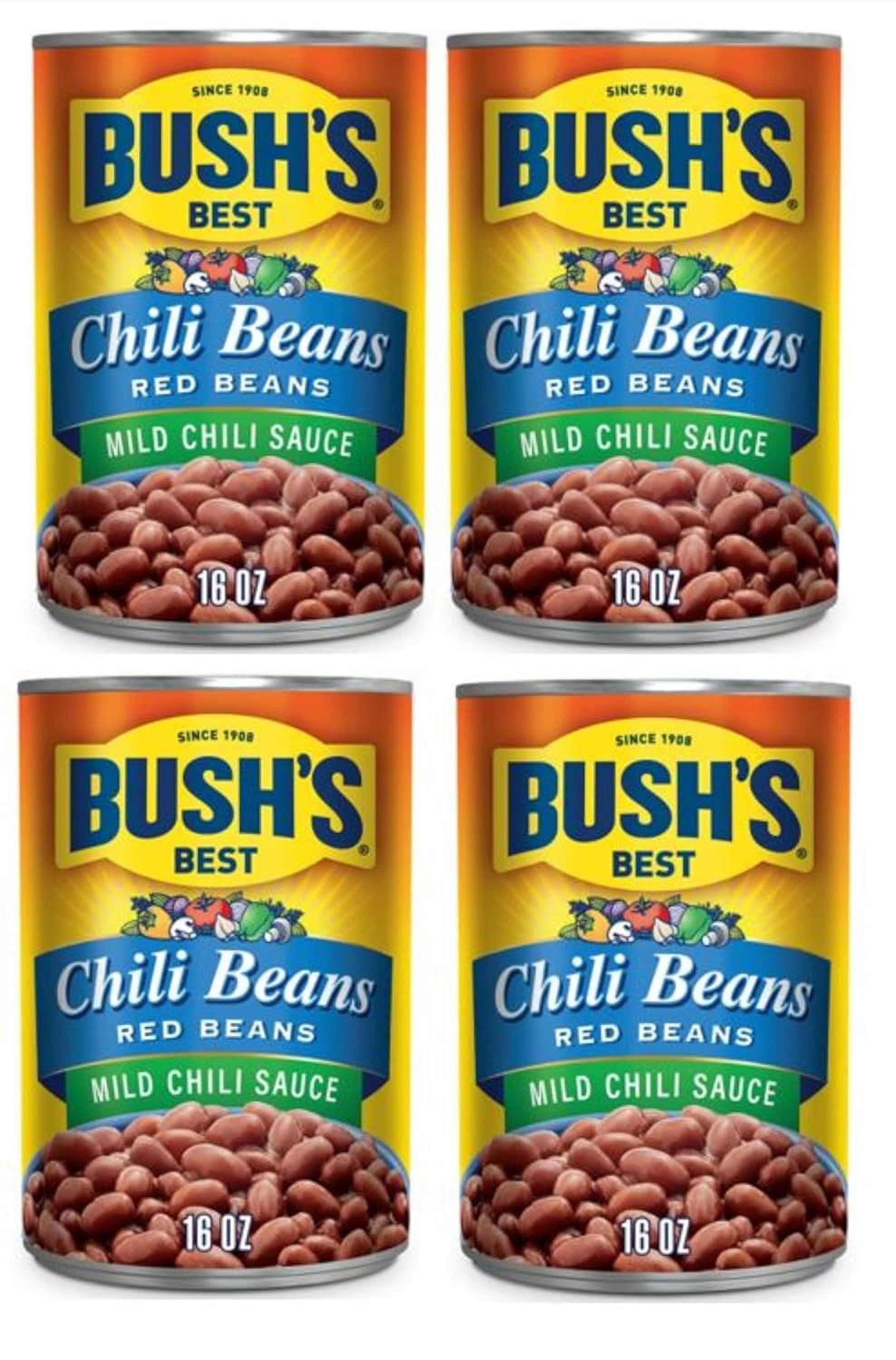 Bush's Best Chili Beans, Canned Red Beans with Mild Chili Sauce, 16 OZ