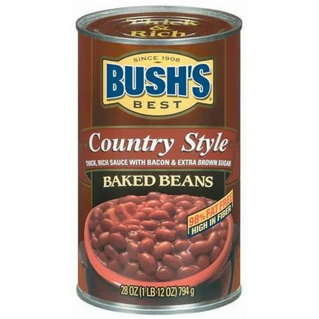 Bush's Best Country Style Baked Beans 28 oz (Pack of 48)