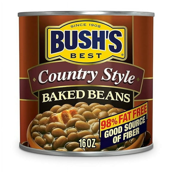 Bush's Best Country Style Baked Beans, Pork, 16 Oz