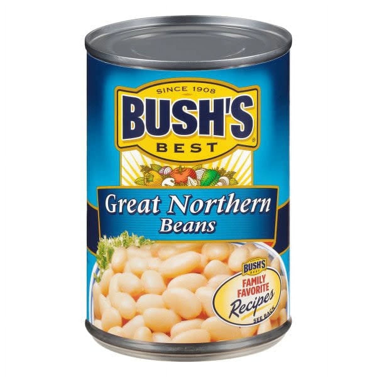 Bush's Best Great Northern Beans, 15-Ounce Cans (Pack of 4)