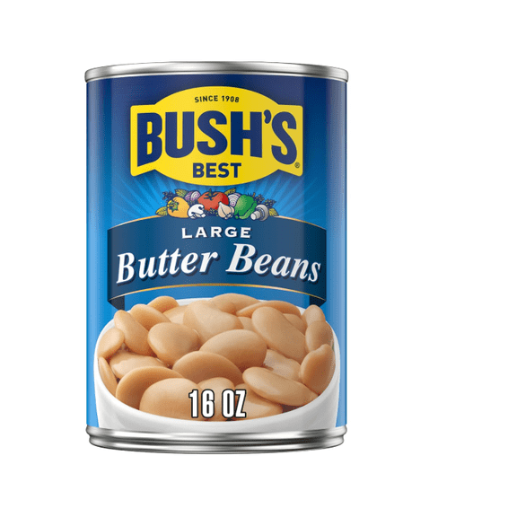 Bush's Best Large Butter Beans 16 oz (2 Pack)