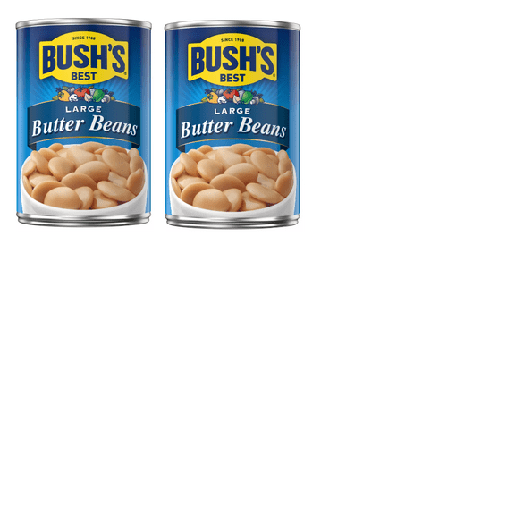 Bush's Best Large Butter Beans, 16 oz pack of 2