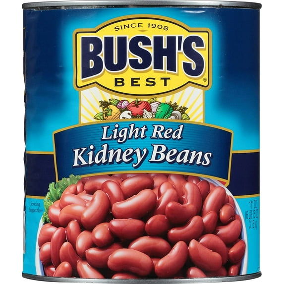 Bush's Best Light Red Kidney Beans 111 oz (6 cans)