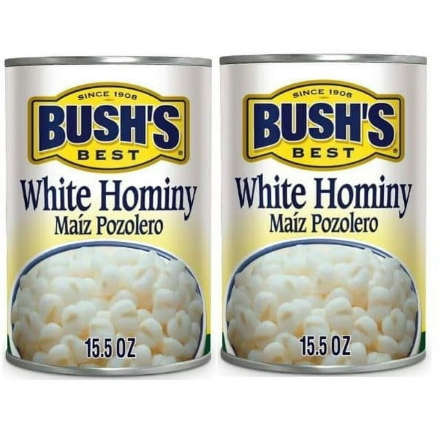 Bush's Best Original Hominy, 15oz Can, Pack of 2