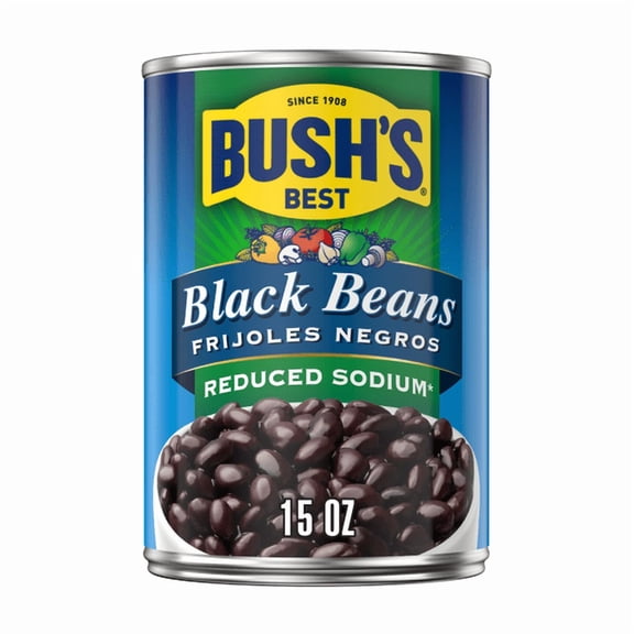 Bush's Best Reduced Sodium Black Beans