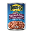 Bush's Best Seasoned Recipe Pinto Beans, Canned Beans, 16 oz Can
