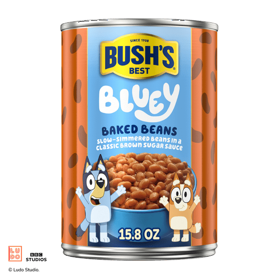 Bush's Bluey Baked Beans, Canned Beans, 15.8 oz Can