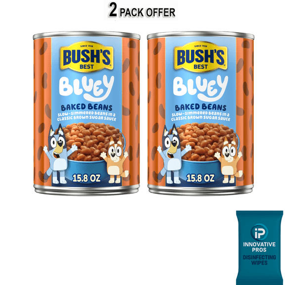 Bush's Bluey Baked Beans, Canned Beans, 15.8 oz Can