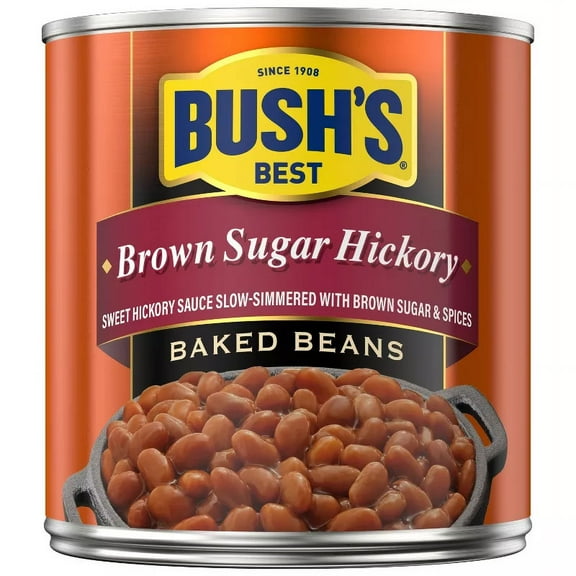 Bush's Brown Sugar Hickory Baked Beans 16oz (Pack of 6)