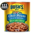 Bush's Chili Beans, Canned Pinto Beans in Mild Chili Sauce, 111 oz Can