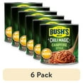 (6 pack) Bush's Chili Magic Beans, Campfire Style Pinto Beans in Medium