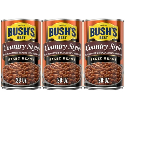 Bush's Country Style Baked Beans - 28oz pack of 3
