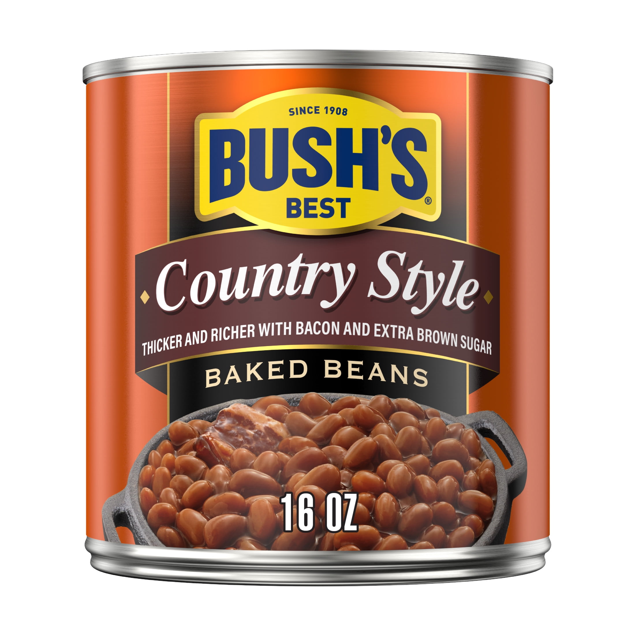 Bush's Country Style Baked Beans, Canned Beans, 16 oz Can