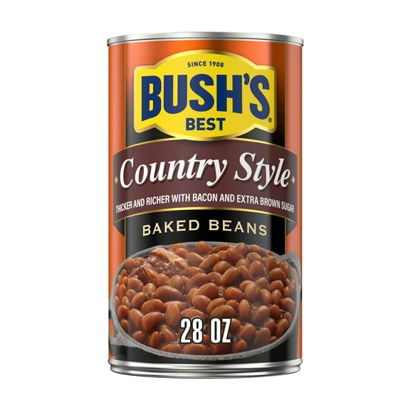 Bush's Country Style Baked Beans, Canned Beans, 28 oz Can