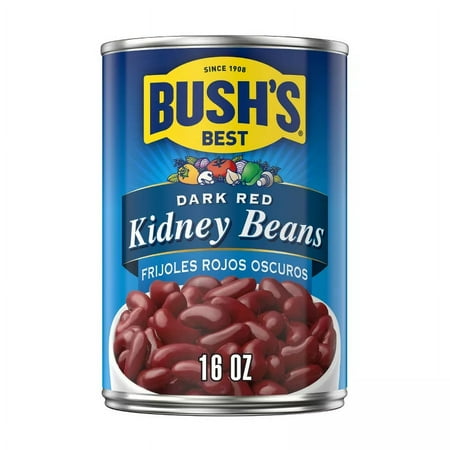 Bush's Dark Red Kidney Beans 16oz (Pack of 6)
