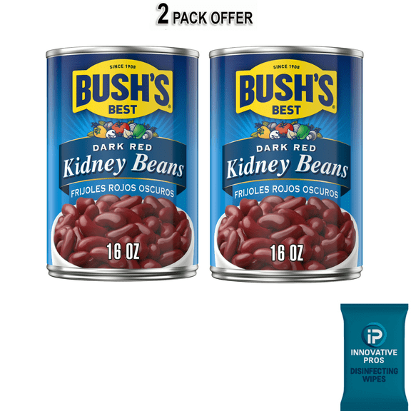 Bush's Dark Red Kidney Beans, Canned Beans, 16 oz