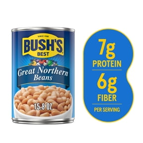 Bush's Great Northern Beans, Canned Northern Beans, 15.8 oz Can