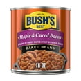 thumbnail image 1 of Bush's Maple and Cured Bacon Baked Beans, Canned Beans, 16 oz Can, 1 of 8